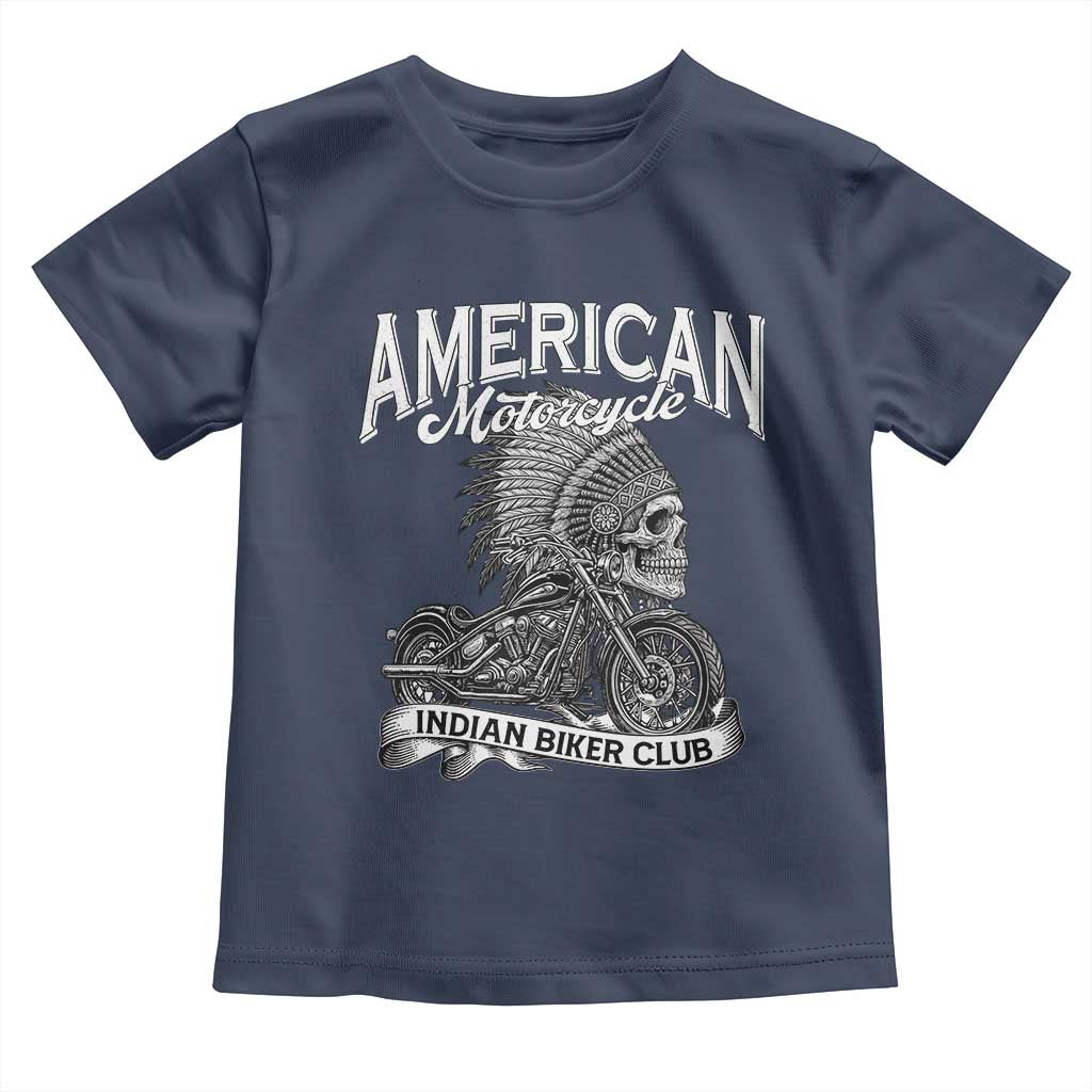 American Mortocycle Indian Native Bikes Club Toddler T Shirt - Wonder Print Shop