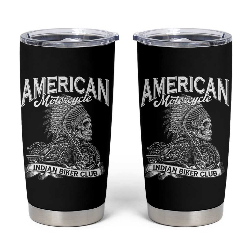 American Mortocycle Indian Native Bikes Club Tumbler Cup