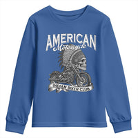 American Mortocycle Indian Native Bikes Club Youth Sweatshirt - Wonder Print Shop