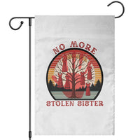 No More Stolen Sister Garden Flag Red Hand MMIW Awareness America Native - Wonder Print Shop