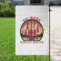 No More Stolen Sister Garden Flag Red Hand MMIW Awareness America Native - Wonder Print Shop