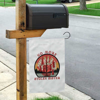 No More Stolen Sister Garden Flag Red Hand MMIW Awareness America Native - Wonder Print Shop