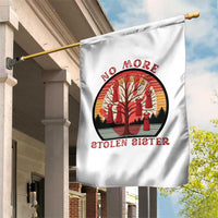 No More Stolen Sister Garden Flag Red Hand MMIW Awareness America Native - Wonder Print Shop