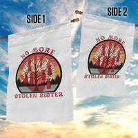 No More Stolen Sister Garden Flag Red Hand MMIW Awareness America Native - Wonder Print Shop