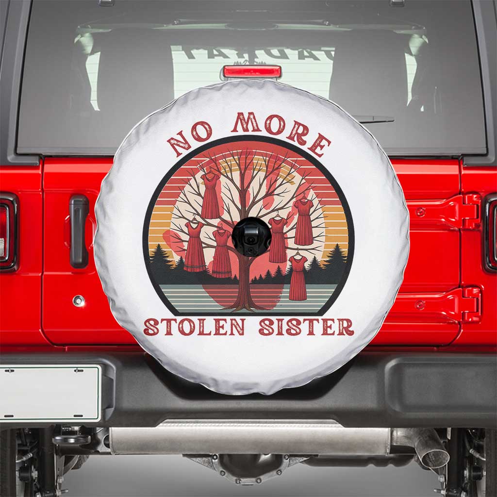 No More Stolen Sister Spare Tire Cover Red Hand MMIW Awareness America Native - Wonder Print Shop
