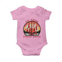 No More Stolen Sister Baby Onesie Red Hand MMIW Awareness America Native - Wonder Print Shop