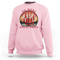 No More Stolen Sister Sweatshirt Red Hand MMIW Awareness America Native - Wonder Print Shop