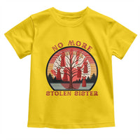 No More Stolen Sister Toddler T Shirt Red Hand MMIW Awareness America Native - Wonder Print Shop