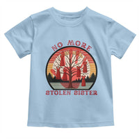 No More Stolen Sister Toddler T Shirt Red Hand MMIW Awareness America Native - Wonder Print Shop