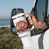 No More Stolen Sister Tumbler With Handle Red Hand MMIW Awareness America Native