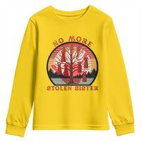 No More Stolen Sister Youth Sweatshirt Red Hand MMIW Awareness America Native - Wonder Print Shop
