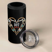 Native American Indian 4 in 1 Can Cooler Tumbler It Is In My DNA