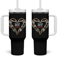 Native American Indian Tumbler With Handle It Is In My DNA