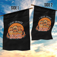 Native American Child Garden Flag I Wear Orange For Every Native Child - Wonder Print Shop
