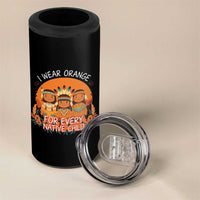 Native American Child 4 in 1 Can Cooler Tumbler I Wear Orange For Every Native Child