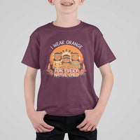 Native American Child T Shirt For Kid I Wear Orange For Every Native Child - Wonder Print Shop