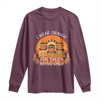 Native American Child Long Sleeve Shirt I Wear Orange For Every Native Child - Wonder Print Shop