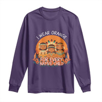 Native American Child Long Sleeve Shirt I Wear Orange For Every Native Child - Wonder Print Shop