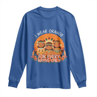 Native American Child Long Sleeve Shirt I Wear Orange For Every Native Child - Wonder Print Shop