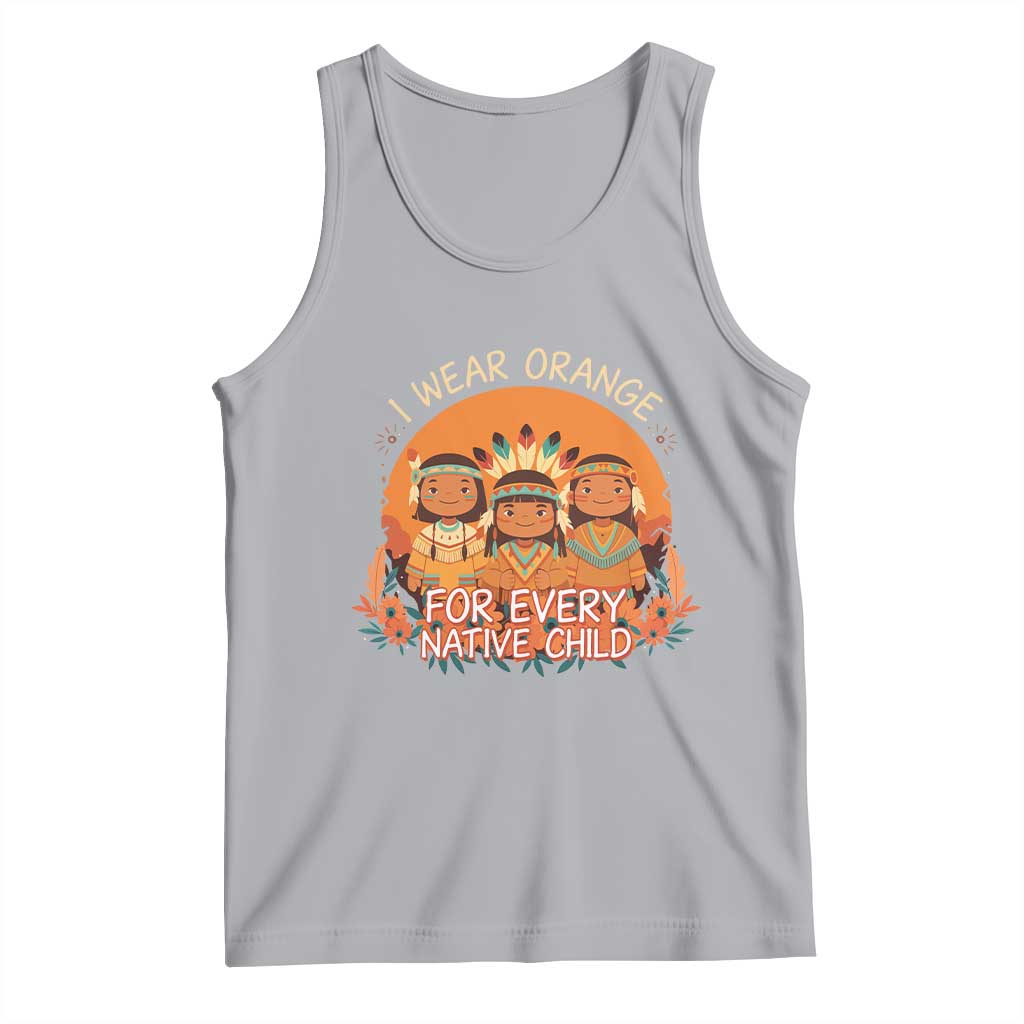 Native American Child Tank Top I Wear Orange For Every Native Child - Wonder Print Shop
