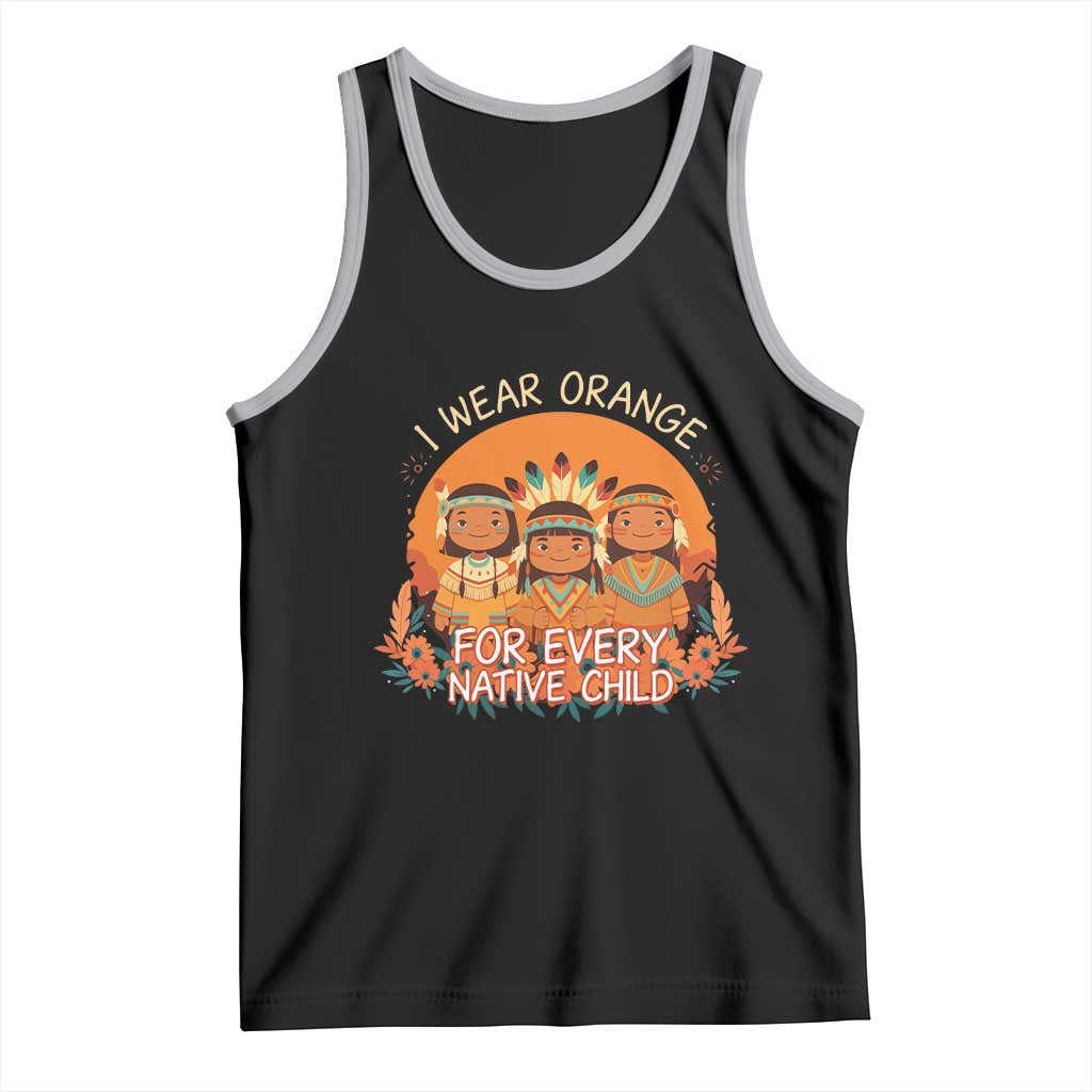 Native American Child Tank Top I Wear Orange For Every Native Child - Wonder Print Shop