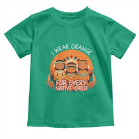 Native American Child Toddler T Shirt I Wear Orange For Every Native Child - Wonder Print Shop