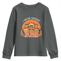 Native American Child Youth Sweatshirt I Wear Orange For Every Native Child - Wonder Print Shop