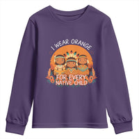 Native American Child Youth Sweatshirt I Wear Orange For Every Native Child - Wonder Print Shop