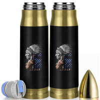 Indian Chief Native American USA Flag Bullet Tumbler