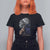 Indian Chief Native American USA Flag T Shirt For Women - Wonder Print Shop
