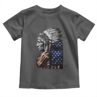 Indian Chief Native American USA Flag Toddler T Shirt - Wonder Print Shop