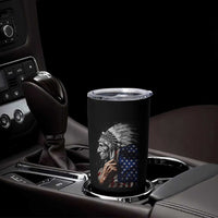 Indian Chief Native American USA Flag Tumbler Cup