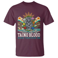 Indigenous Taino Warrior Puerto Rico Carribbean Culture T Shirt Taino Blood Runs Through Me - Wonder Print Shop