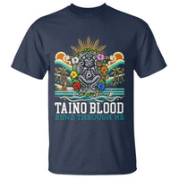 Indigenous Taino Warrior Puerto Rico Carribbean Culture T Shirt Taino Blood Runs Through Me - Wonder Print Shop