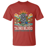 Indigenous Taino Warrior Puerto Rico Carribbean Culture T Shirt Taino Blood Runs Through Me - Wonder Print Shop