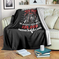 Native American Trail Of Tears Deadly Journey Throw Blanket - Wonder Print Shop