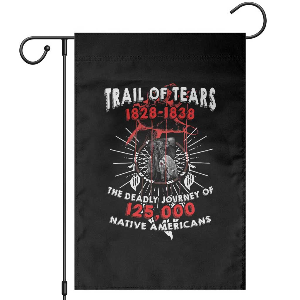Native American Trail Of Tears Deadly Journey Garden Flag - Wonder Print Shop