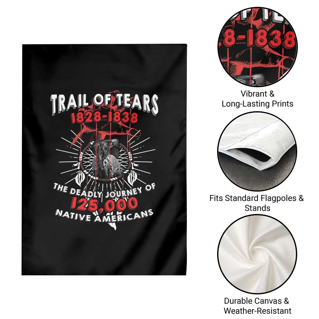 Native American Trail Of Tears Deadly Journey Garden Flag - Wonder Print Shop