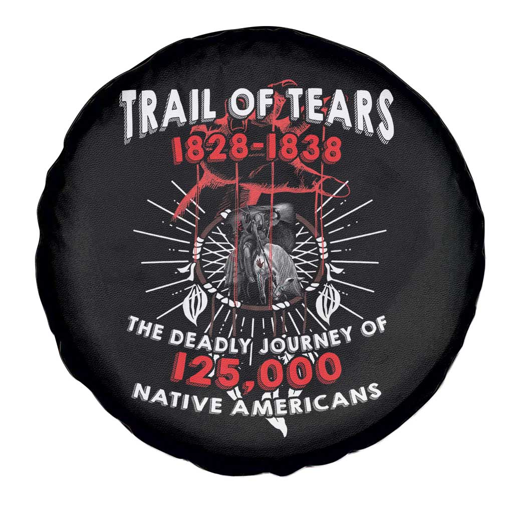 Native American Trail Of Tears Deadly Journey Spare Tire Cover - Wonder Print Shop