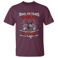 Native American Trail Of Tears Deadly Journey T Shirt - Wonder Print Shop