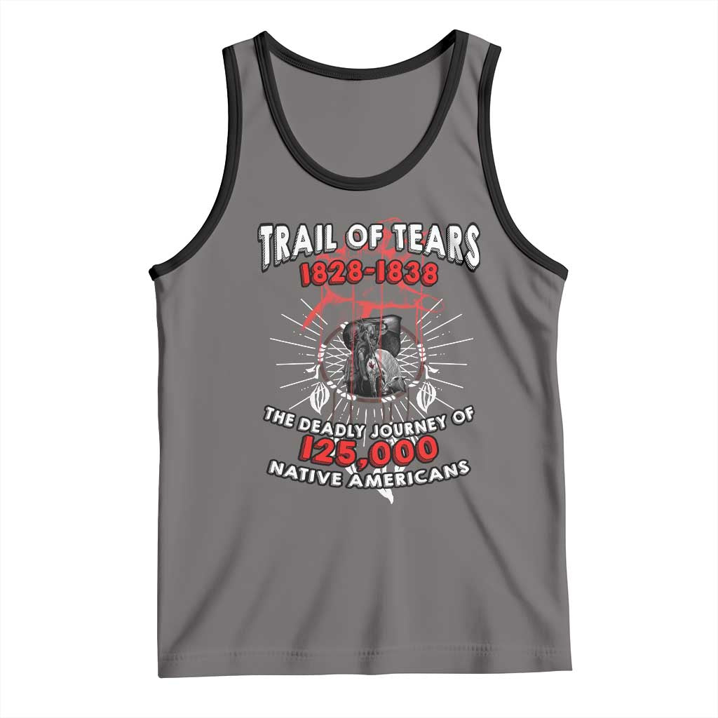 Native American Trail Of Tears Deadly Journey Tank Top - Wonder Print Shop
