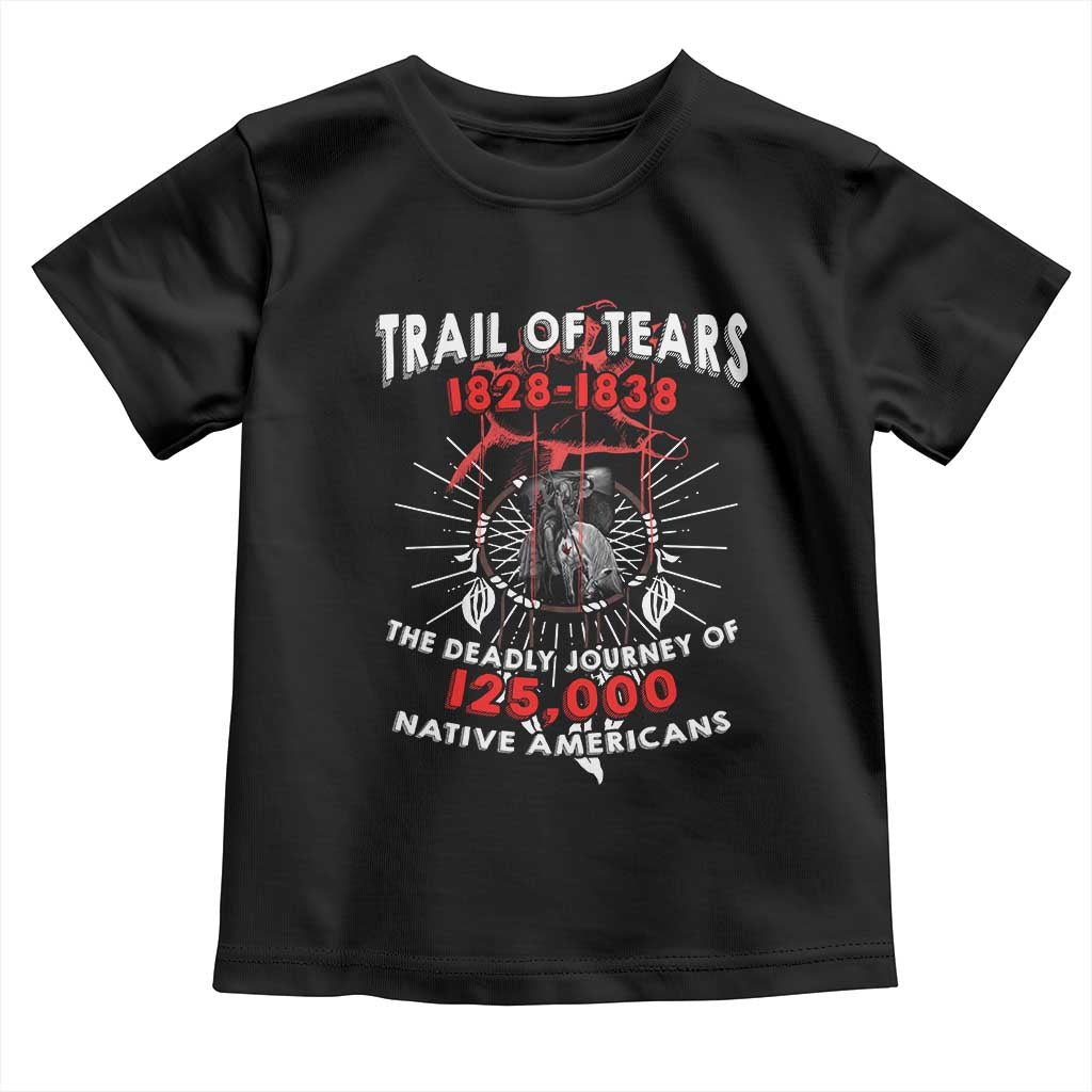 Native American Trail Of Tears Deadly Journey Toddler T Shirt - Wonder Print Shop