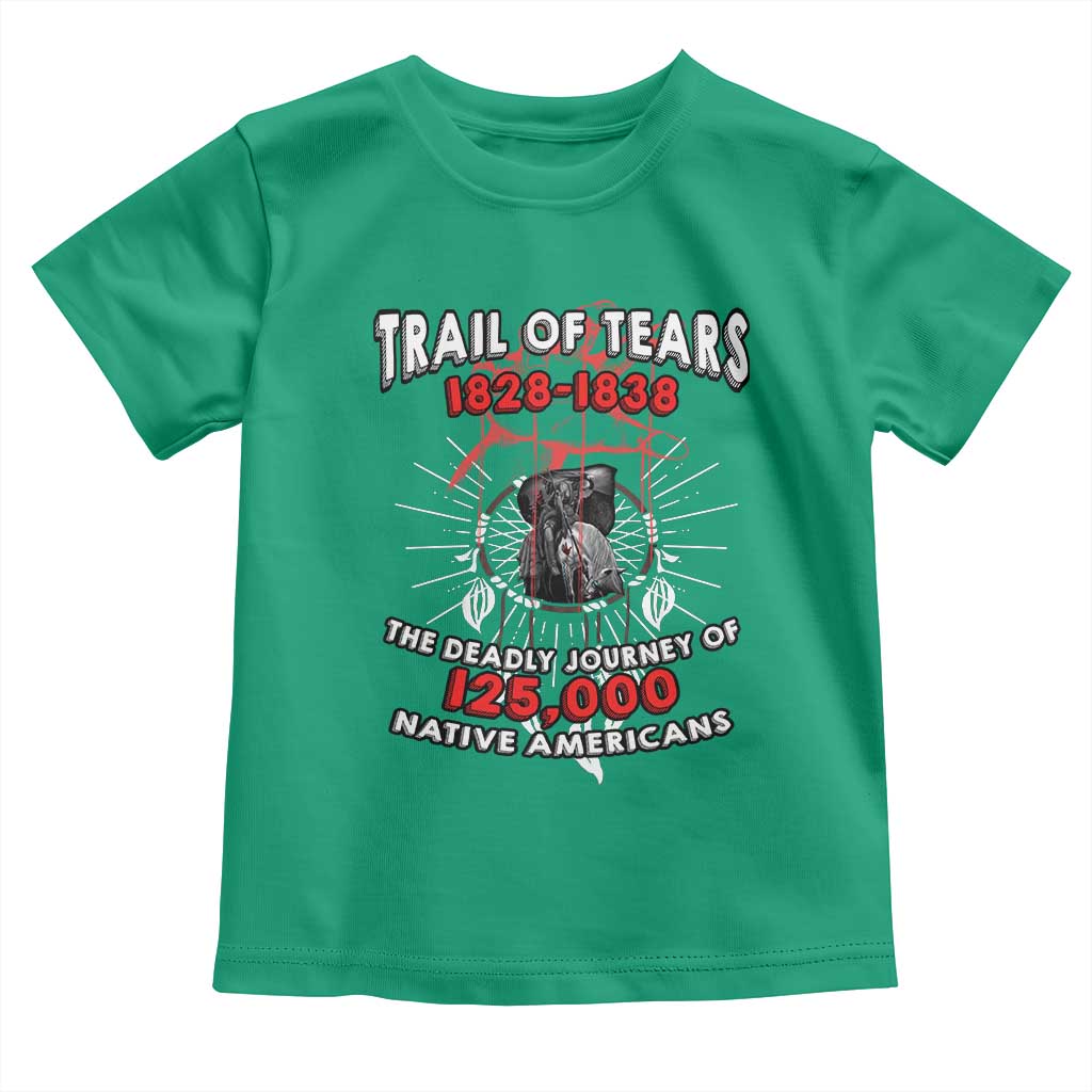 Native American Trail Of Tears Deadly Journey Toddler T Shirt - Wonder Print Shop