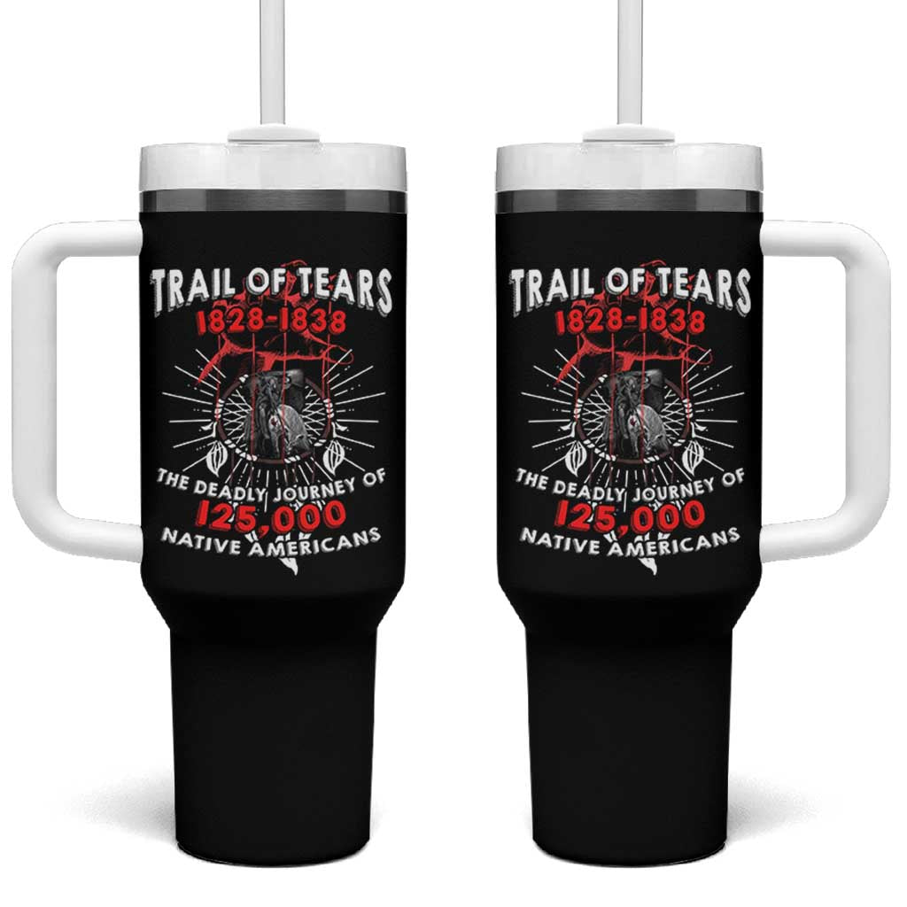 Native American Trail Of Tears Deadly Journey Tumbler With Handle