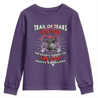 Native American Trail Of Tears Deadly Journey Youth Sweatshirt - Wonder Print Shop
