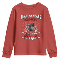 Native American Trail Of Tears Deadly Journey Youth Sweatshirt - Wonder Print Shop