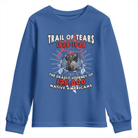 Native American Trail Of Tears Deadly Journey Youth Sweatshirt - Wonder Print Shop