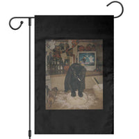Spooky Biscuits Bakery Garden Flag Funny Black Cat Halloween Gift