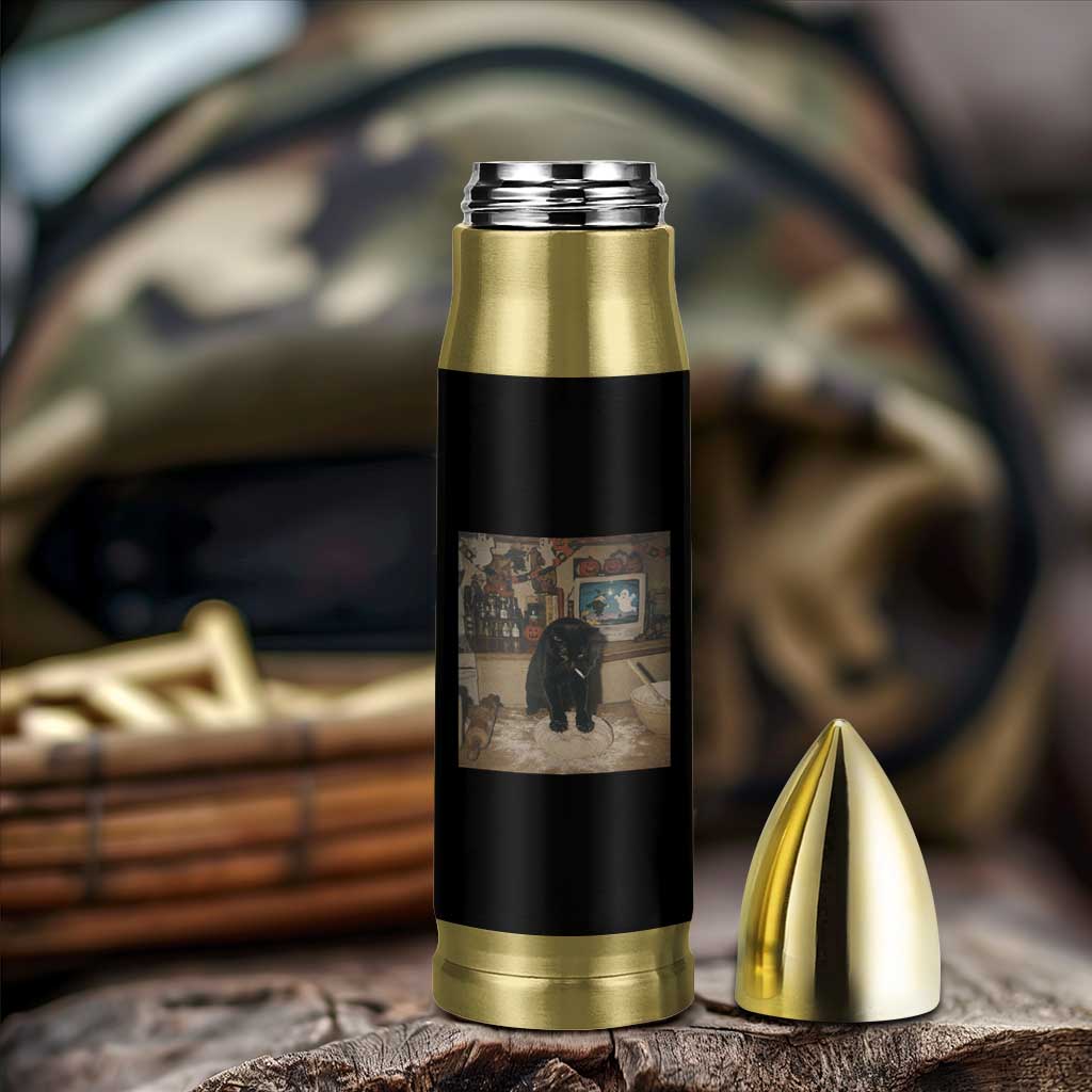 Spooky Biscuits Bakery Bullet Tumbler Funny Black Cat Halloween Gift