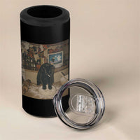 Spooky Biscuits Bakery 4 in 1 Can Cooler Tumbler Funny Black Cat Halloween Gift